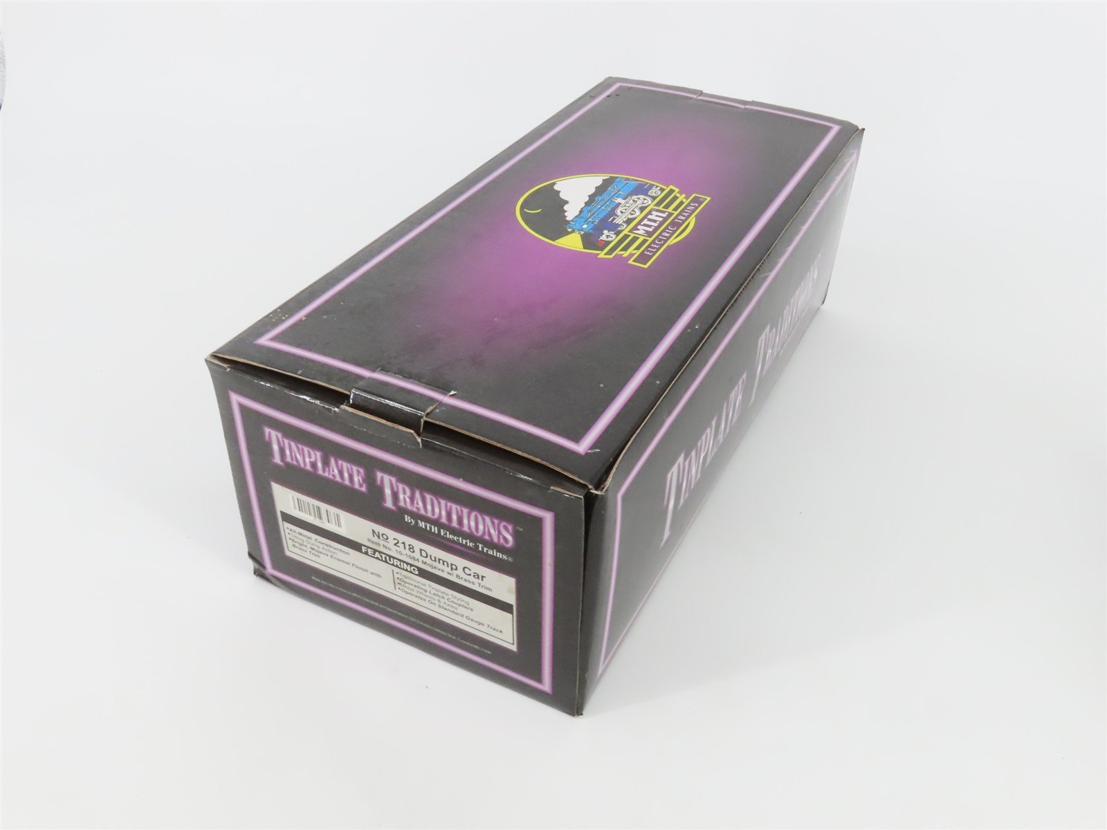 Standard Gauge MTH Tinplate 10-1084 Mojave Dump Car w/ Brass Trim #18