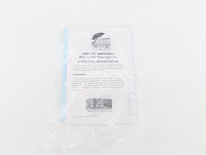 Standard Gauge MTH 10-1114A Blue Comet Coach Passenger Car 