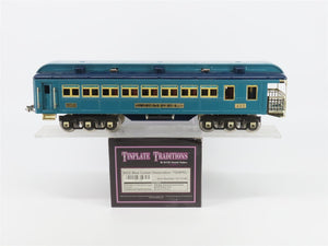 Standard Gauge MTH Tinplate 10-1114C Blue Comet Observation Passenger Car Tempel