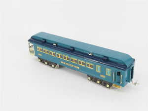 Standard Gauge MTH Tinplate 10-1114C Blue Comet Observation Passenger Car Tempel