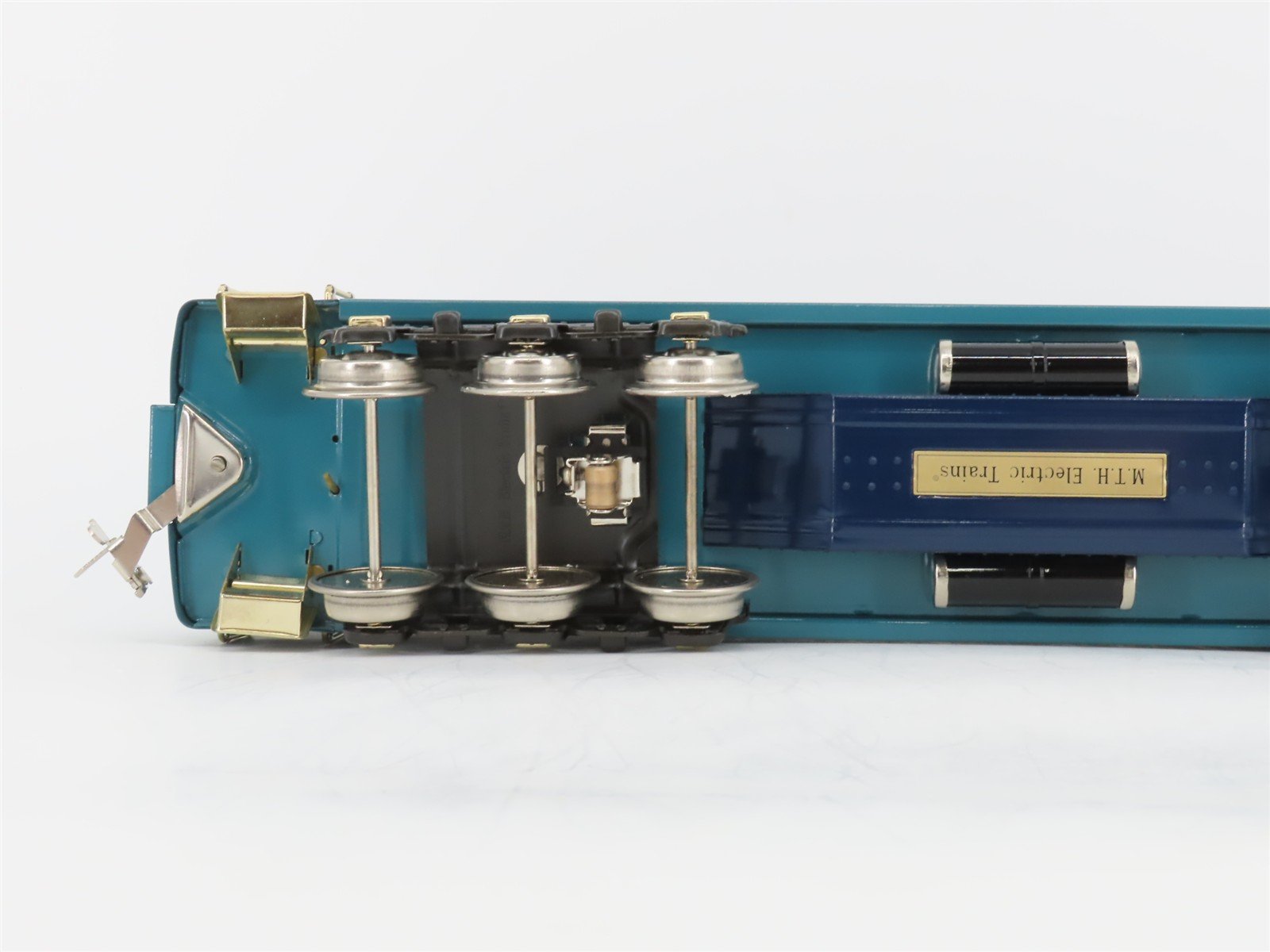 Standard Gauge MTH Tinplate 10-1114C Blue Comet Observation Passenger Car Tempel