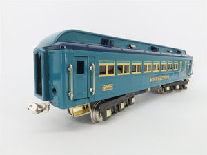 Standard Gauge MTH Tinplate 10-1114B Blue Comet Coach Passenger Car 