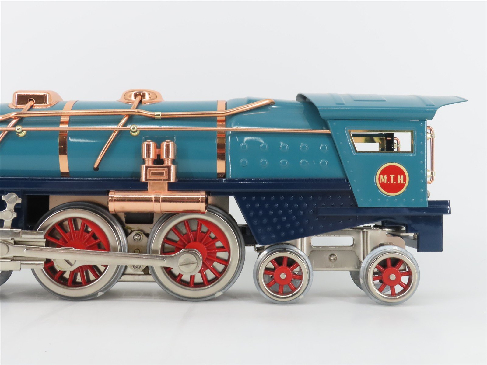 Standard Gauge MTH Tinplate 10-1112-0 Unlettered Blue 4-4-4 Steam Locomotive