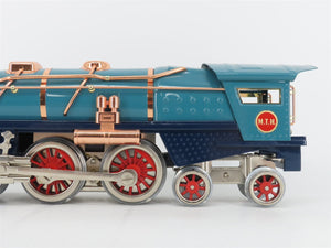 Standard Gauge MTH Tinplate 10-1112-0 Unlettered Blue 4-4-4 Steam Locomotive
