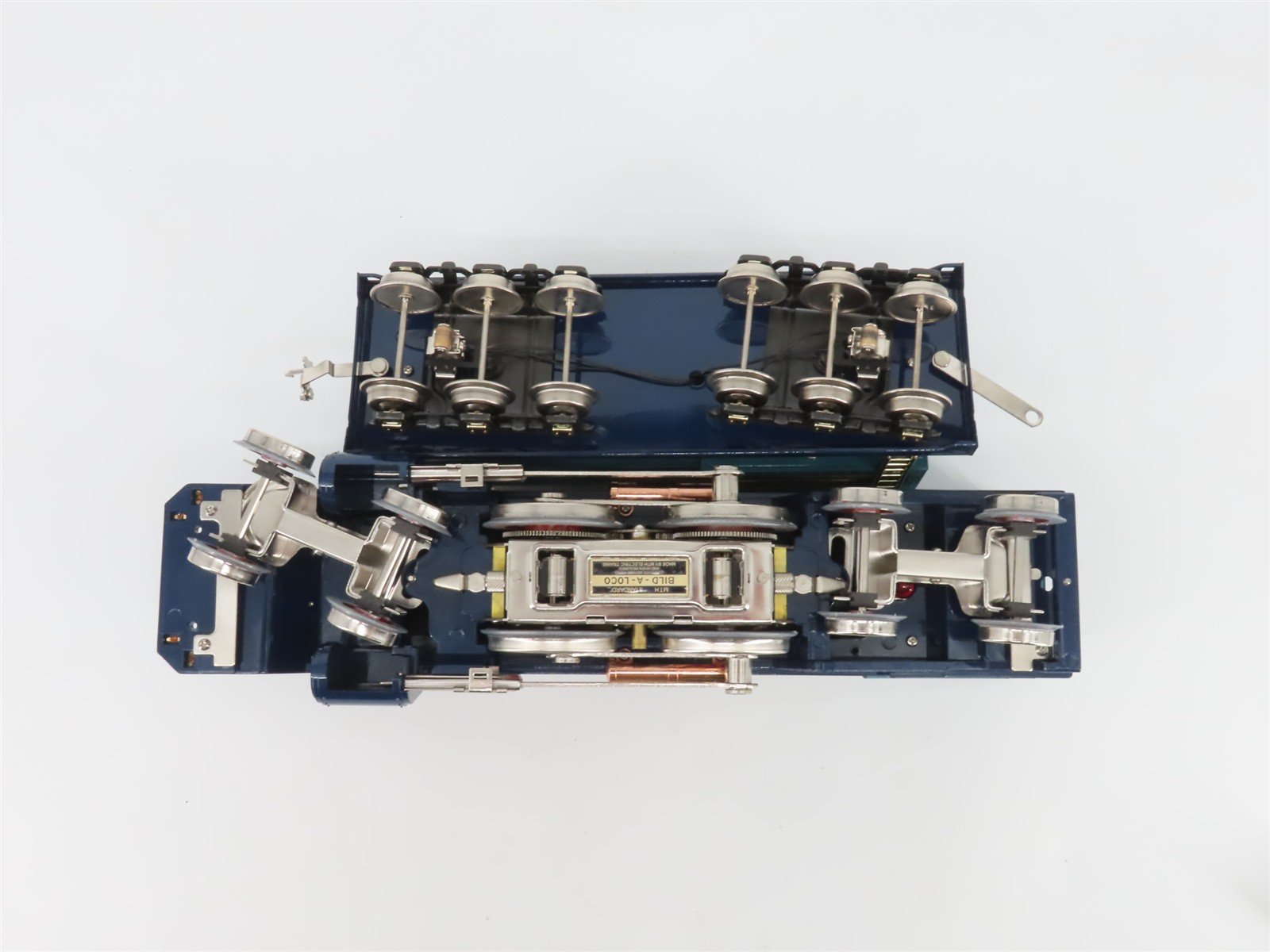 Standard Gauge MTH Tinplate 10-1112-0 Unlettered Blue 4-4-4 Steam Locomotive