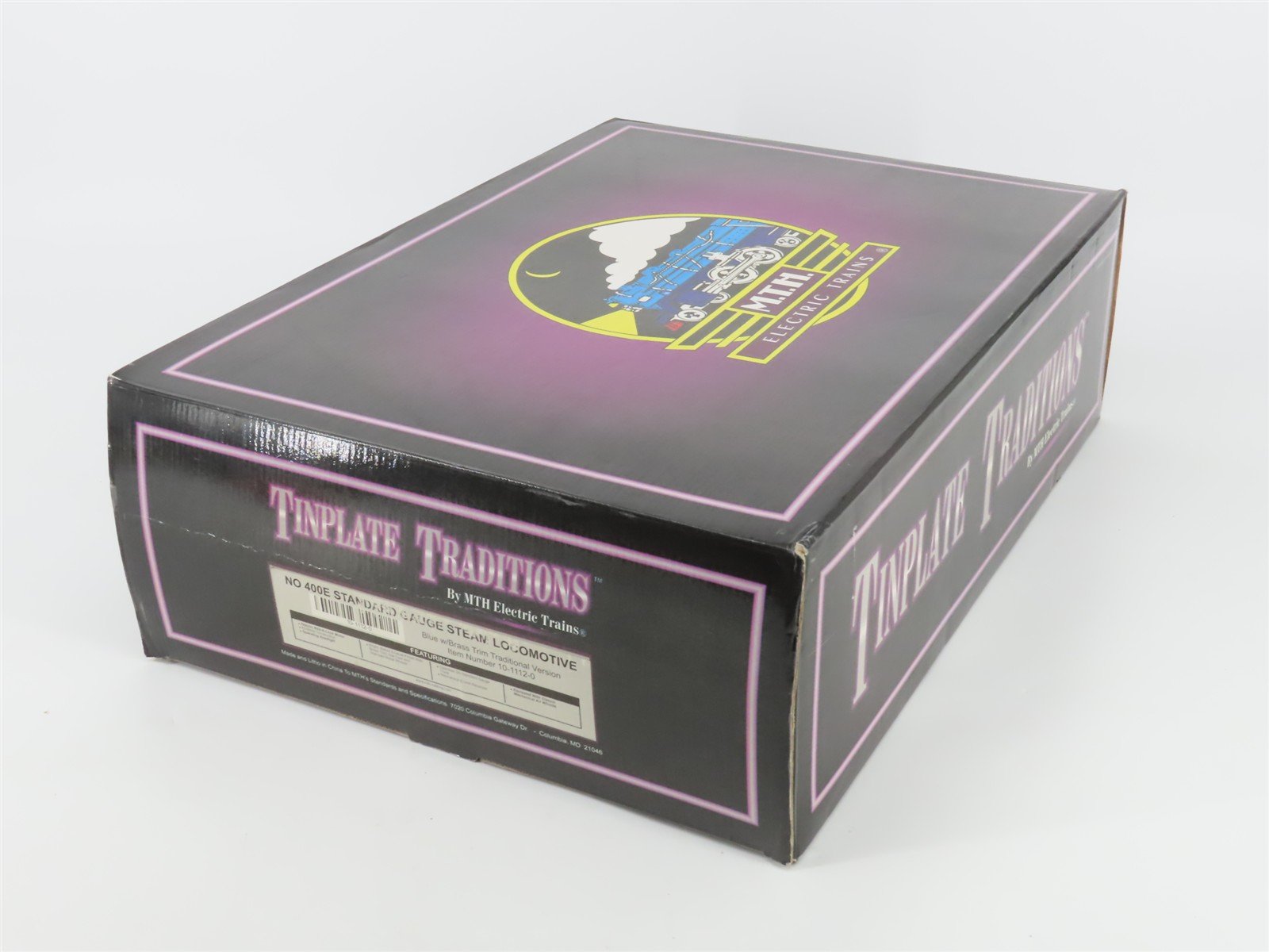 Standard Gauge MTH Tinplate 10-1112-0 Unlettered Blue 4-4-4 Steam Locomotive