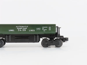 O Gauge 3-Rail Lionel 6-26759 3459 Lionel Lines Coal Dump Car #3459 w/ Load