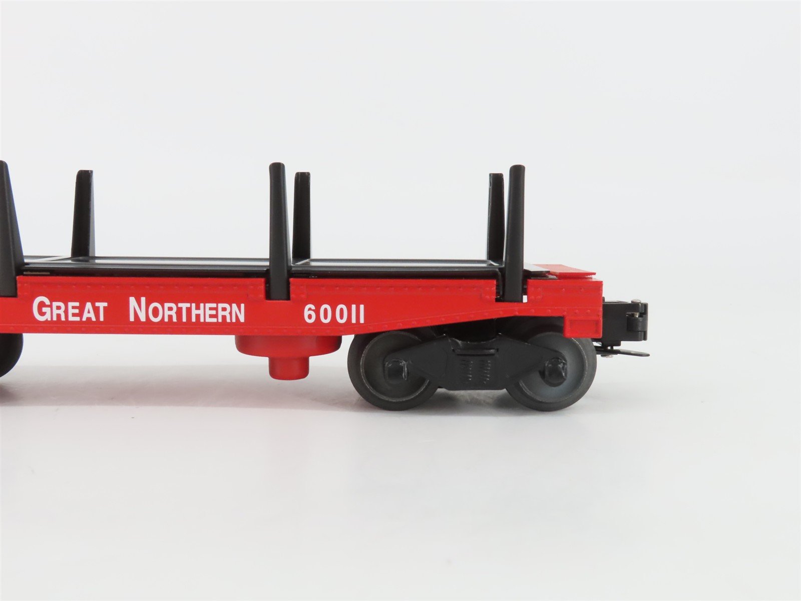 O Gauge 3-Rail Lionel 6-26797 GN Great Northern Log Dump Car #60011 w/Loads