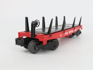 O Gauge 3-Rail Lionel 6-26797 GN Great Northern Log Dump Car #60011 w/Loads