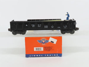 O Gauge 3-Rail Lionel 6-26757 ATSF Santa Fe Operating Barrel Gondola #35621