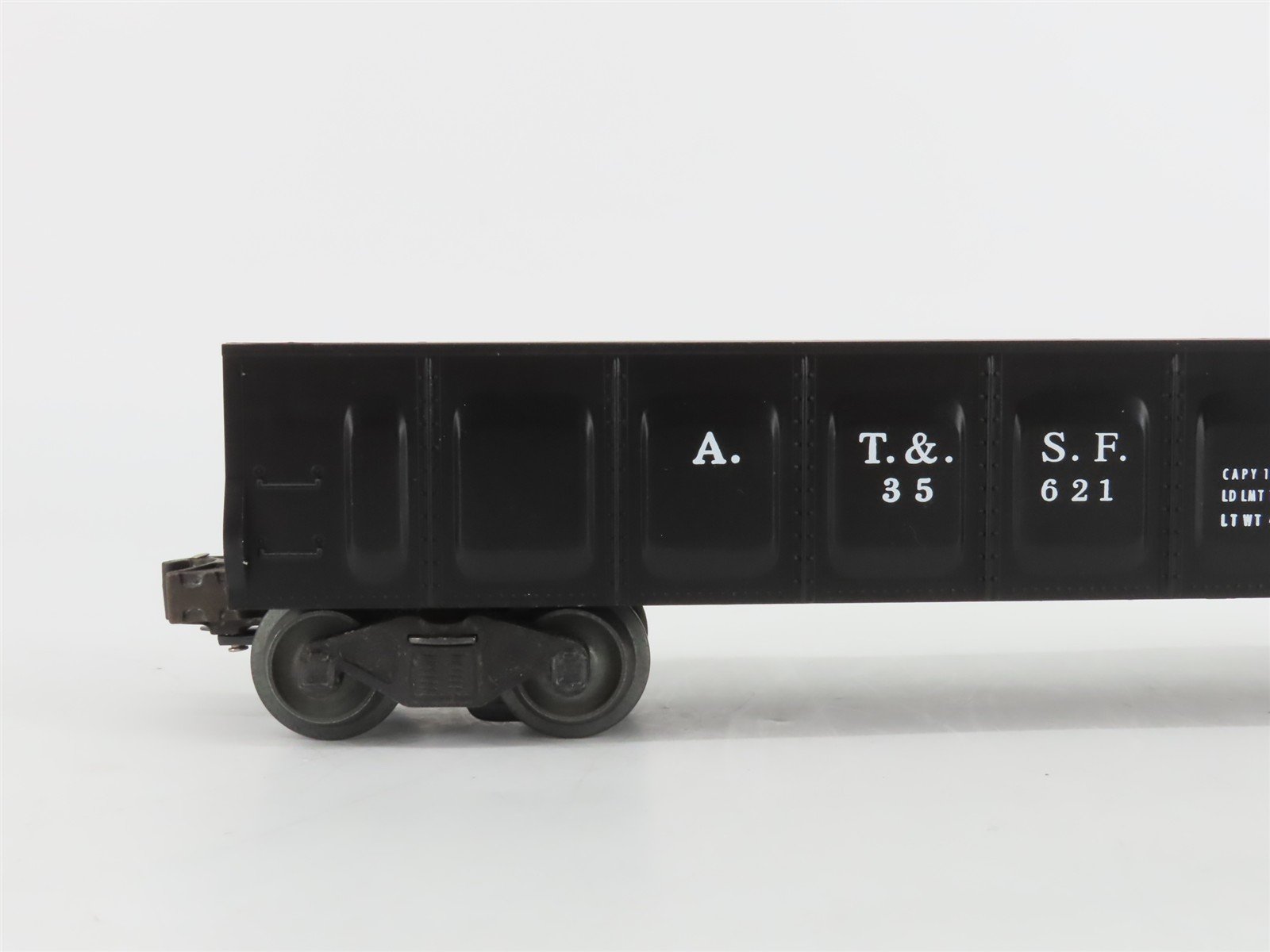 O Gauge 3-Rail Lionel 6-26757 ATSF Santa Fe Operating Barrel Gondola #35621