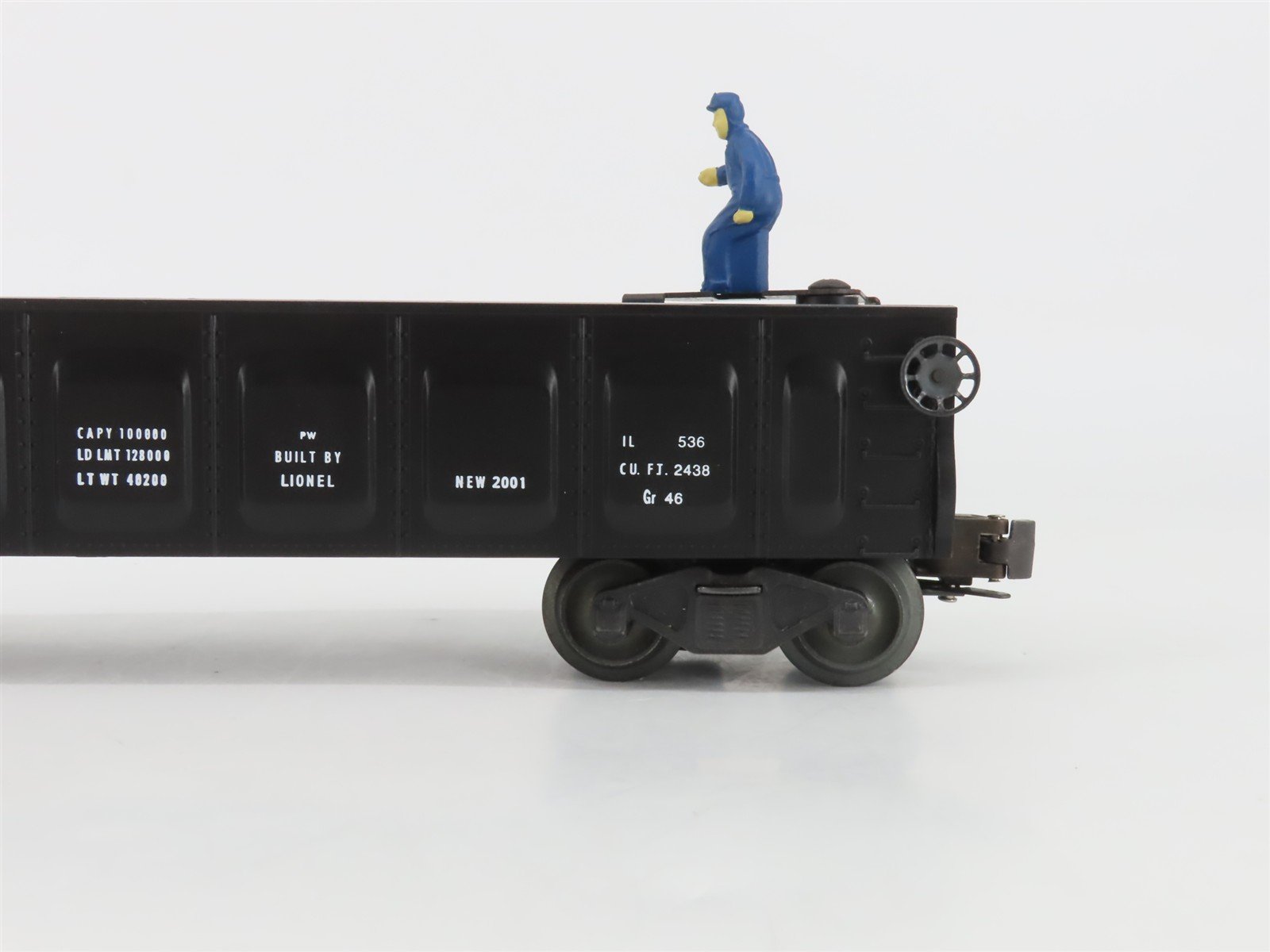 O Gauge 3-Rail Lionel 6-26757 ATSF Santa Fe Operating Barrel Gondola #35621