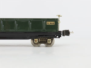O Gauge 3-Rail MTH Tinplate 10-1042 Unlettered Green Gondola #812