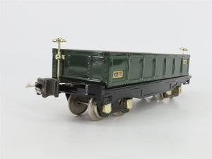 O Gauge 3-Rail MTH Tinplate 10-1042 Unlettered Green Gondola #812