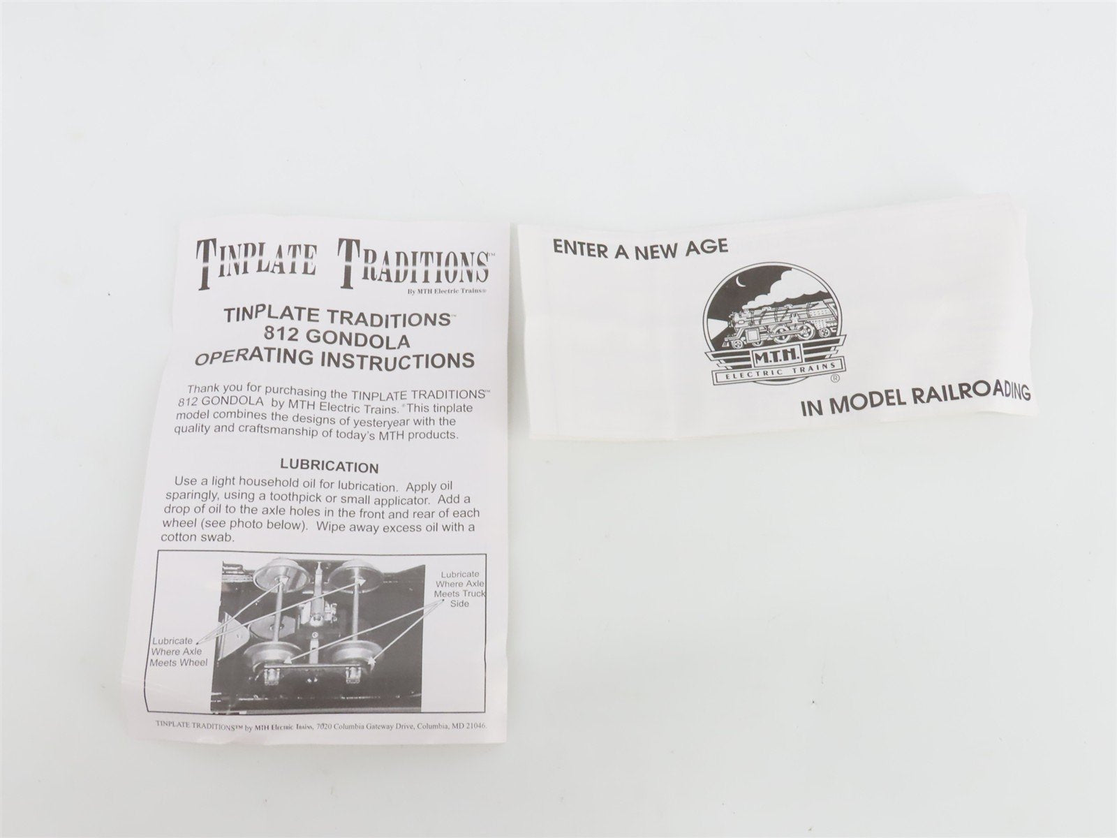 O Gauge 3-Rail MTH Tinplate 10-1042 Unlettered Green Gondola #812