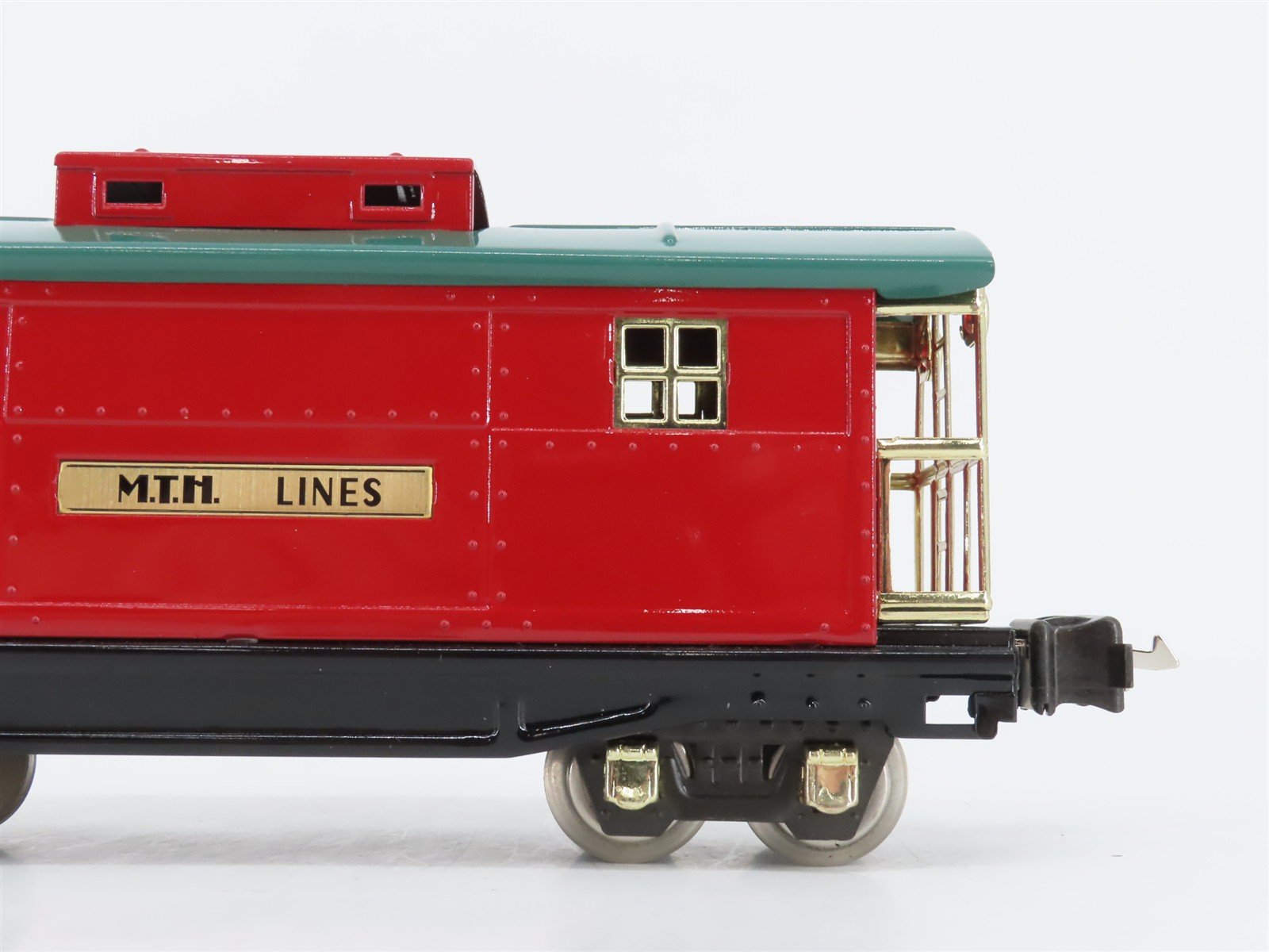 O Gauge 3-Rail MTH Tinplate 10-1042 Unlettered Red Caboose #817