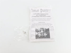 O Gauge 3-Rail MTH Tinplate 10-1042 Unlettered Red Caboose #817