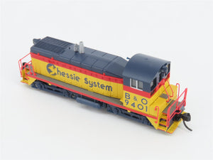 N Scale Life-Like 7385 B&O Chessie System EMD SW8 Diesel Switcher #9401