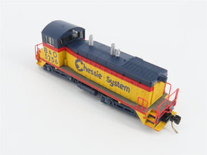 N Scale Life-Like 7860 B&O Chessie System EMD SW9/1200 Diesel Switcher #5256