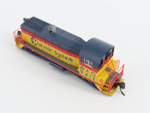 N Scale Life-Like 7386 B&O Chessie System EMD SW8 Diesel Switcher #9412