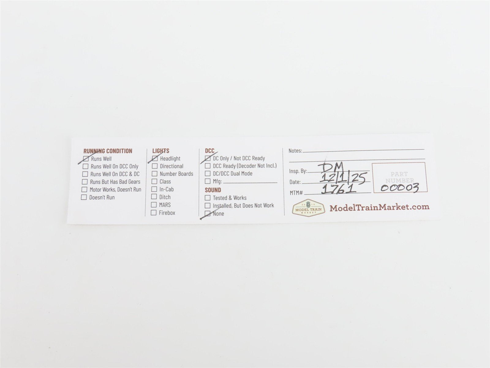 N Scale Life-Like 7386 B&O Chessie System EMD SW8 Diesel Switcher #9412