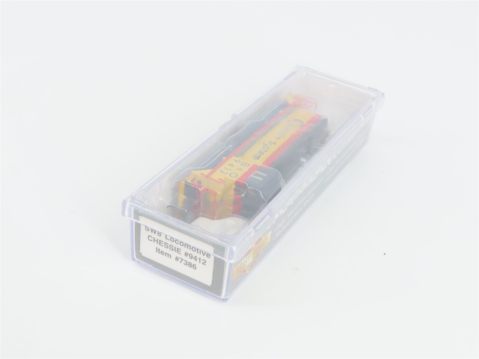 N Scale Life-Like 7386 B&O Chessie System EMD SW8 Diesel Switcher #9412