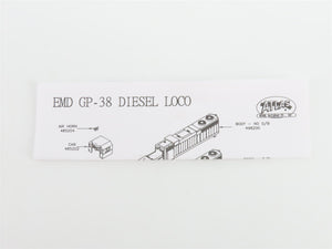 N Scale Atlas 49826 B&O Chessie System EMD GP38 Diesel #4806 - DCC Ready