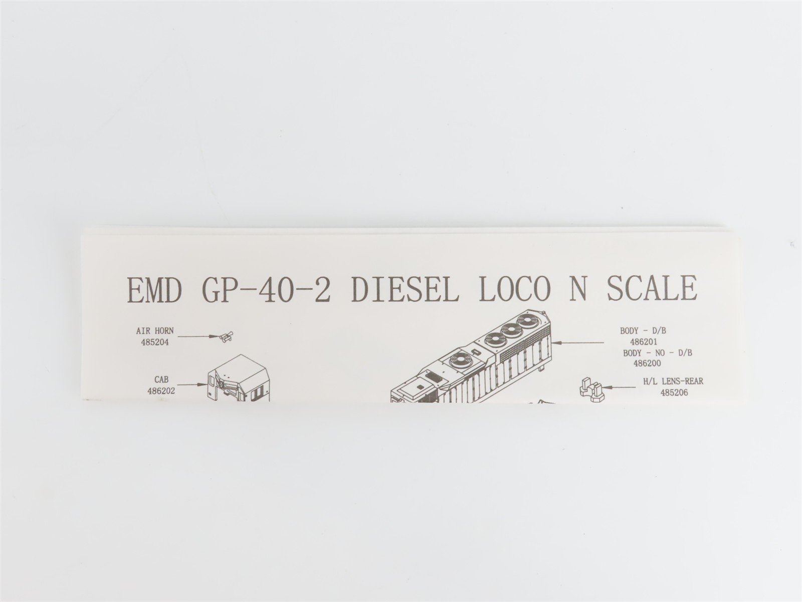N Scale Atlas 48633 B&O Chessie System EMD GP40-2 Diesel #4103 - DCC Ready