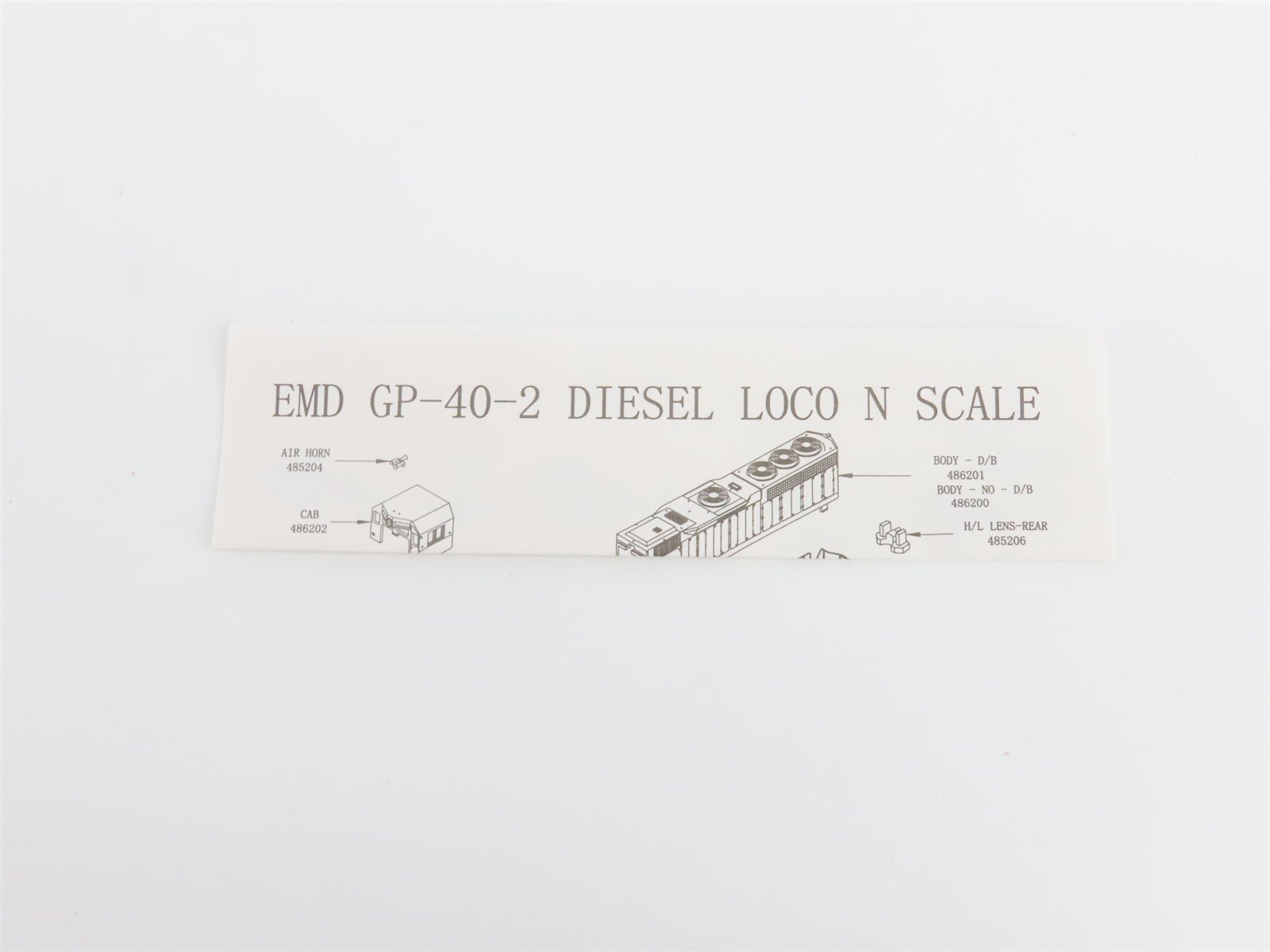 N Scale Atlas 48634 B&O Chessie System EMD GP40-2 Diesel #4108 - DCC Ready