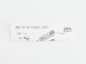 N Scale Atlas 49827 C&O Chessie System EMD GP38 Diesel #4829 - DCC Ready