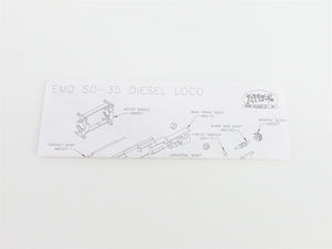 N Scale Atlas 49412 B&O Chessie System EMD SD35 Diesel #7413 - DCC Ready