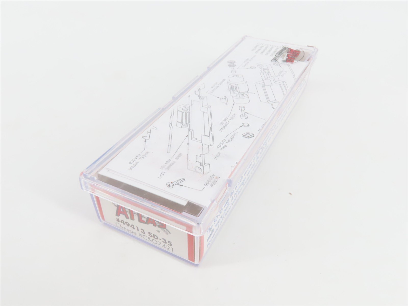 N Scale Atlas 49413 C&O Chessie System EMD SD35 Diesel #7421 - DCC Ready