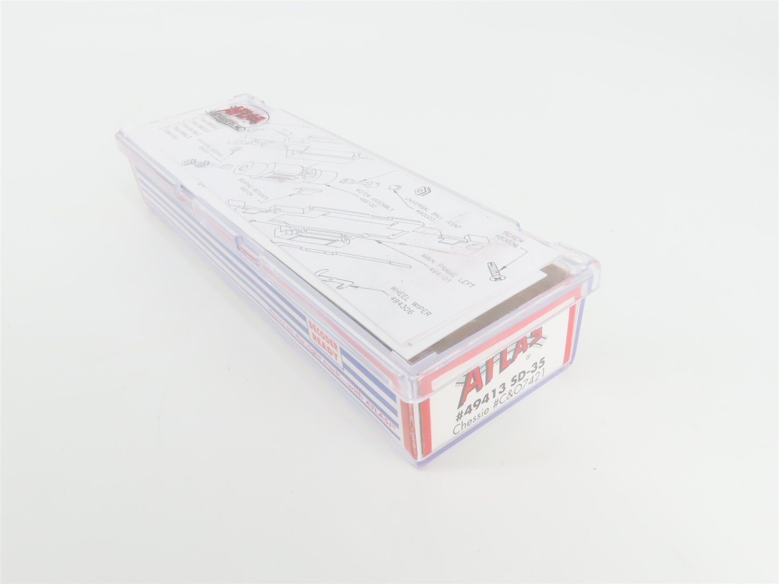 N Scale Atlas 49413 C&O Chessie System EMD SD35 Diesel #7421 - DCC Ready