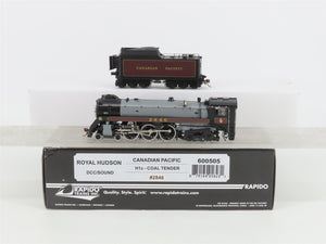 HO Rapido 600505 CP Canadian Pacific 4-6-4 Royal Hudson Steam 2846 w/DCC & Sound
