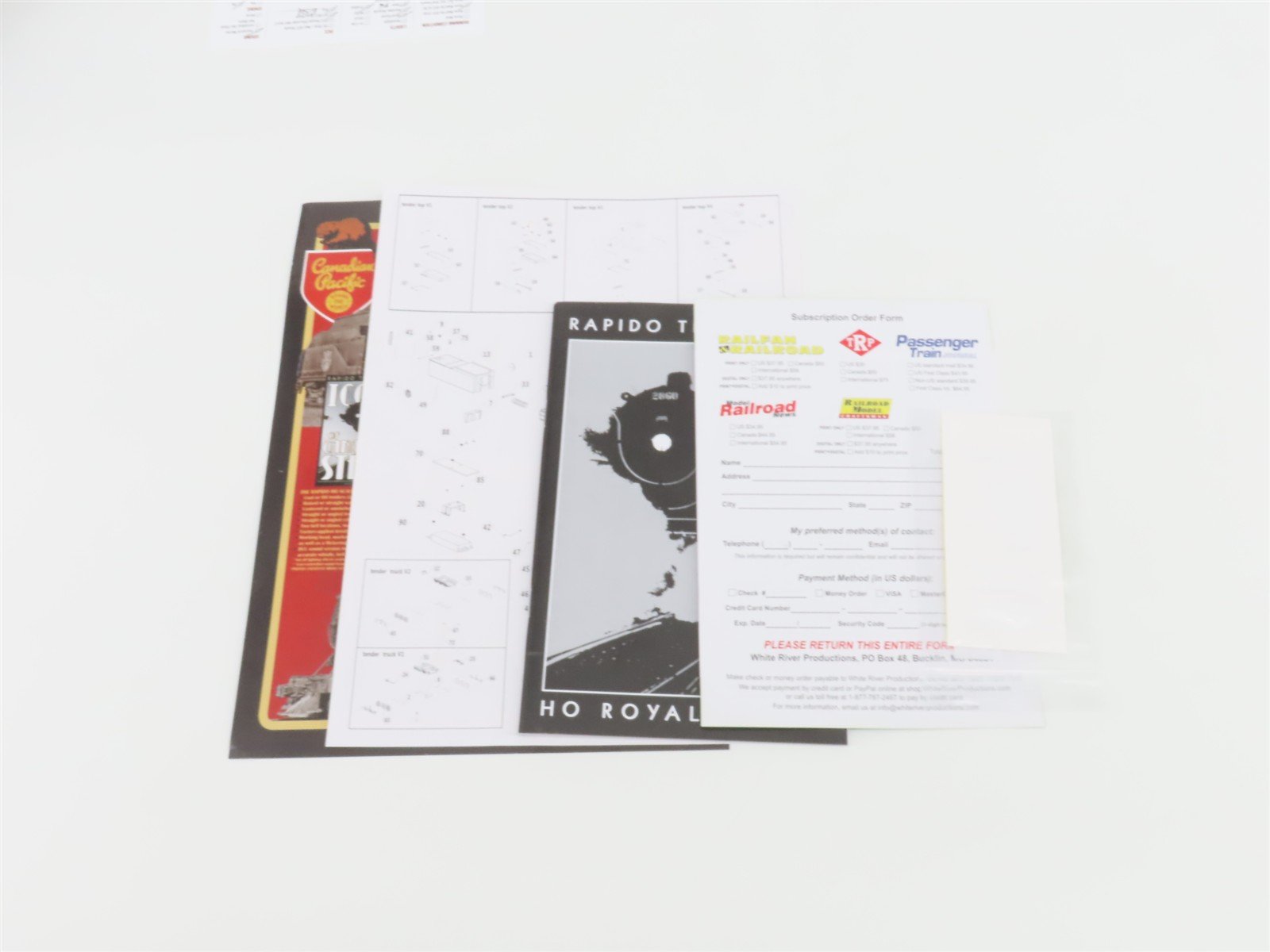 HO Rapido 600505 CP Canadian Pacific 4-6-4 Royal Hudson Steam 2846 w/DCC & Sound