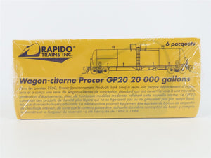 N Scale Rapido 535003 PROX Procor GP20 20k Gallon Tank Car 6-Pack - SEALED