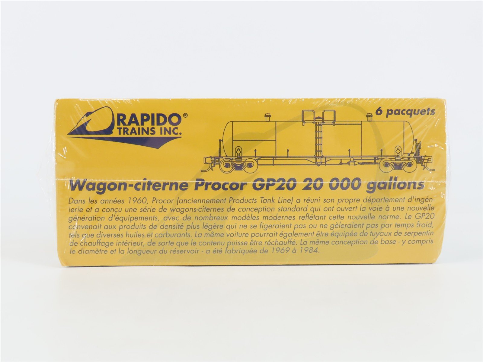 N Rapido 535009 UTLX Government of Alberta Procor GP20 Tank Car 6-Pack - SEALED