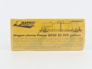 N Rapido 535009 UTLX Government of Alberta Procor GP20 Tank Car 6-Pack - SEALED