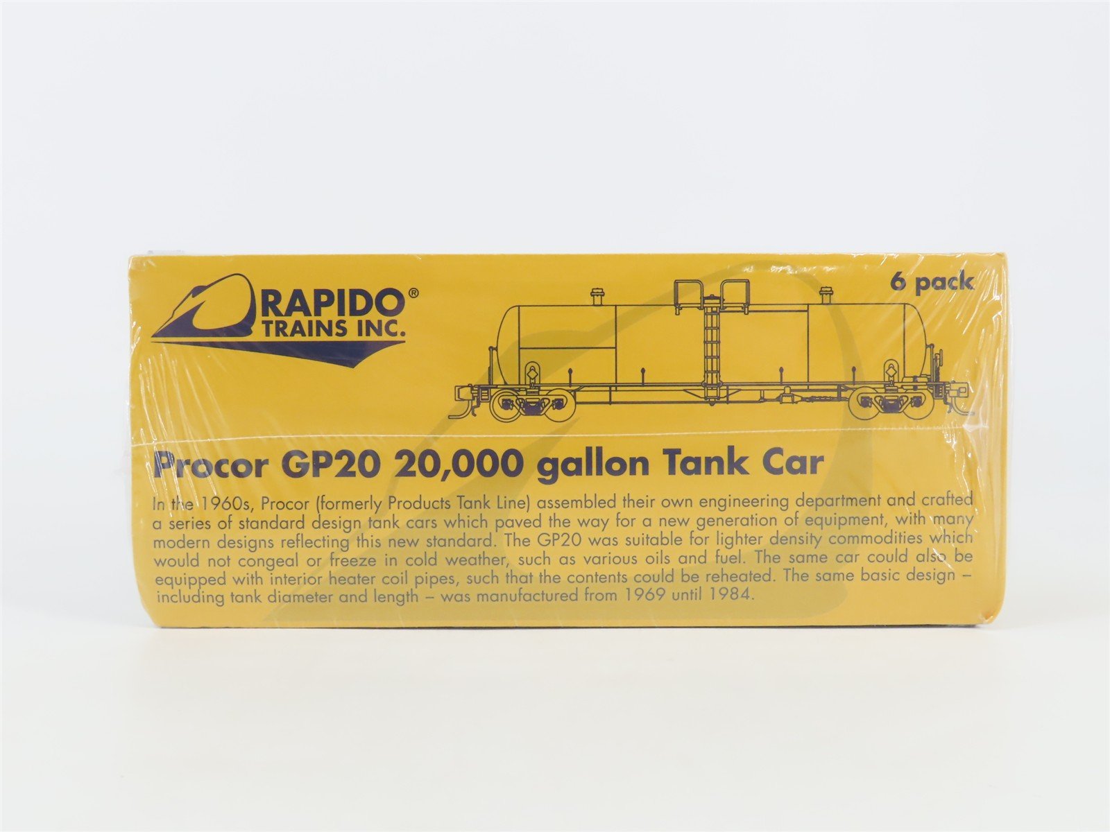 N Rapido 535009 UTLX Government of Alberta Procor GP20 Tank Car 6-Pack - SEALED