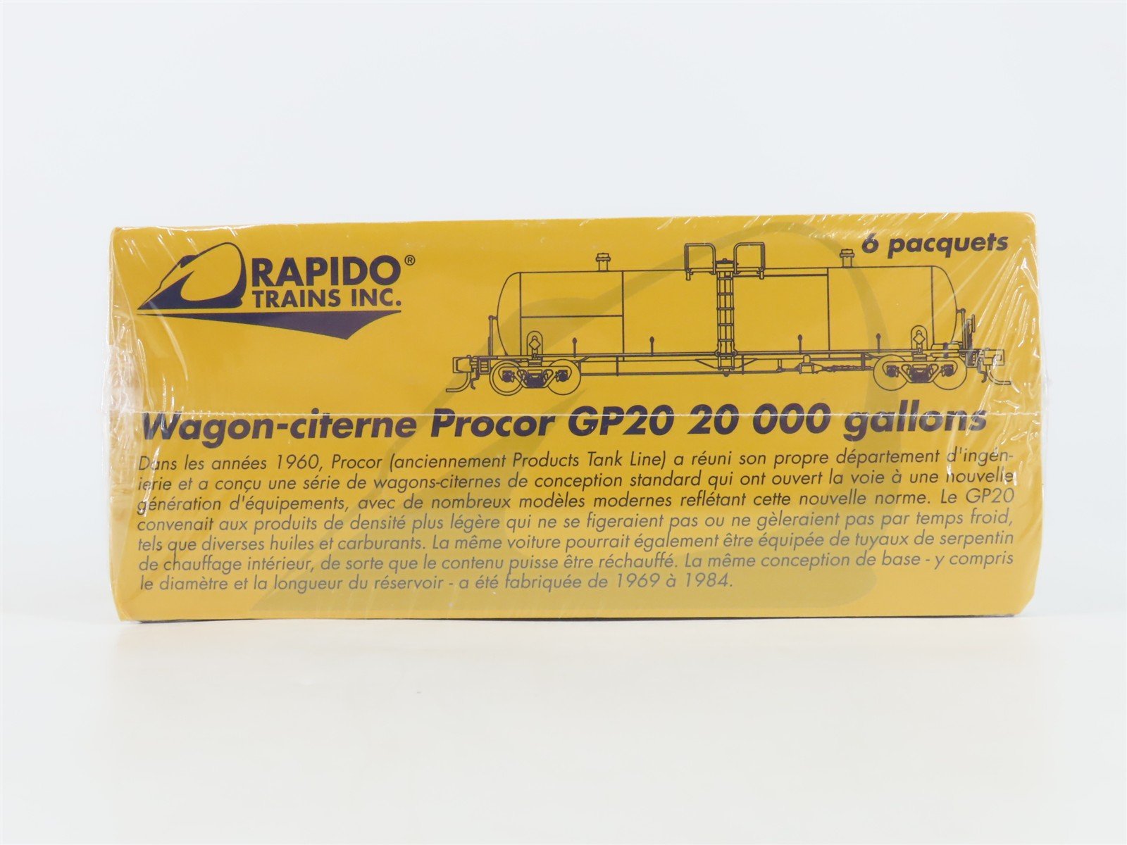 N Scale Rapido 535007 NCTX North American Procor GP20 Tank Car 6-Pack - SEALED