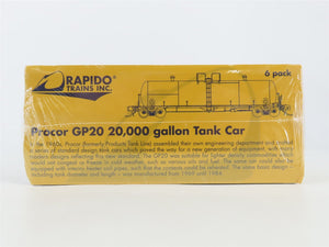 N Scale Rapido 535007 NCTX North American Procor GP20 Tank Car 6-Pack - SEALED