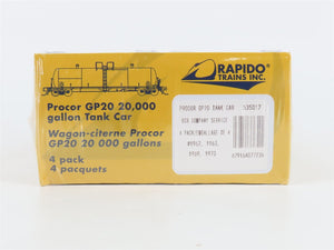 N Scale Rapido 535012 BCOL British Columbia Procor GP20 Tank Car 4-Pack - SEALED