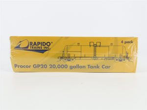 N Scale Rapido 535012 BCOL British Columbia Procor GP20 Tank Car 4-Pack - SEALED