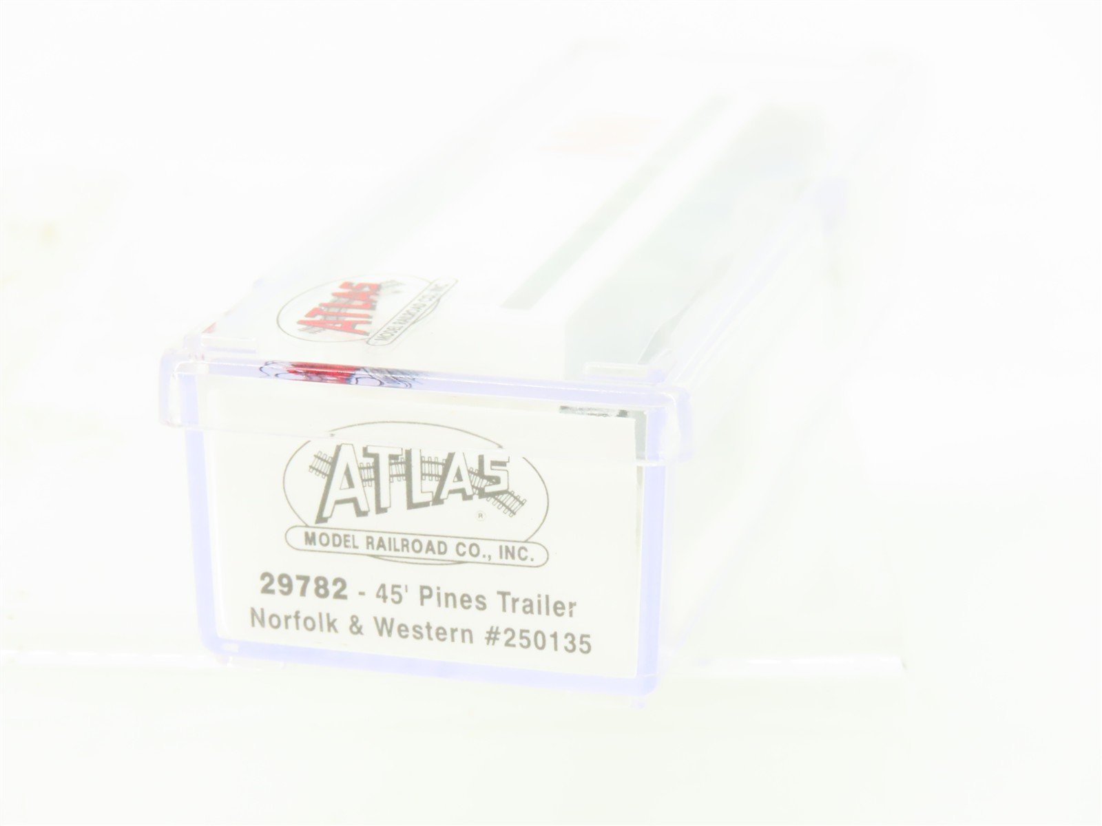 N Scale Atlas 29782 NW Norfolk & Western Railroad 45' Pines Trailer #250135