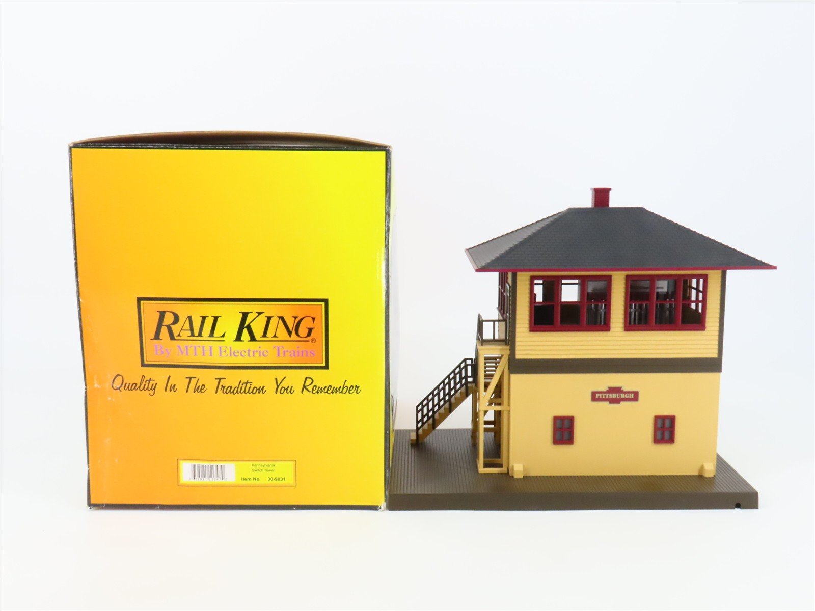 O Scale MTH Rail King 30-9031 Pennsylvania Switch Tower w/Light