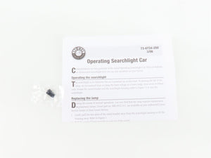 O Gauge 3-Rail Lionel 6-36810 PRR Pennsylvania Searchlight Flatcar #636810