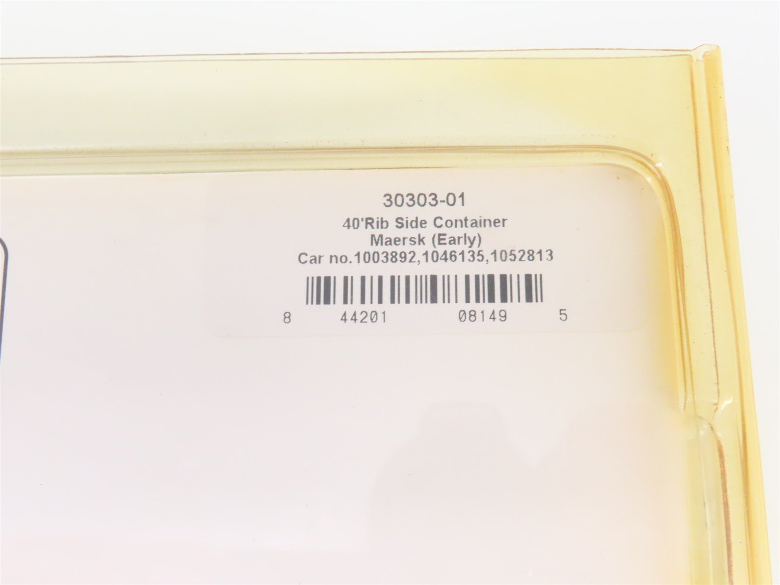 HO Scale Intermountain/A-Line 30303-01 Maersk Line 40' Ribside Container 3-Pack