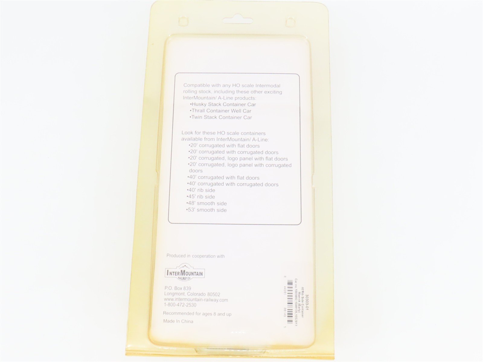 HO Scale Intermountain/A-Line 30303-01 Maersk Line 40' Ribside Container 3-Pack