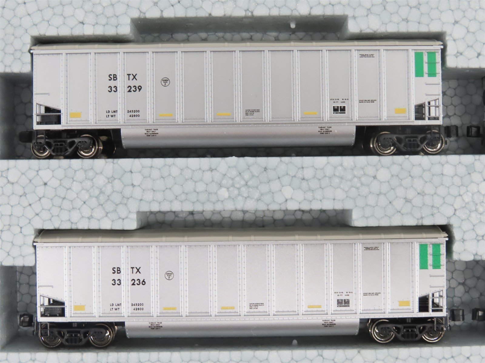 N Scale KATO 106-4653 SBTX Leasing BethGon Protein Gondola 8-Car Set #2