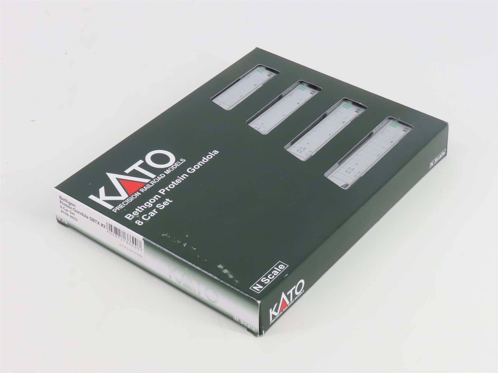 N Scale KATO 106-4653 SBTX Leasing BethGon Protein Gondola 8-Car Set #2